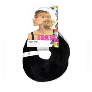Pop by Hairdo Wavy Wrap Synthetic Hair Ebony R2 Tru2Life Heat-Friendly New